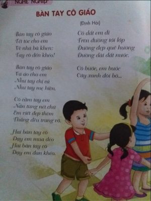 Hình ảnh Bài thơ Bàn tay cô giáo (Định Hải)