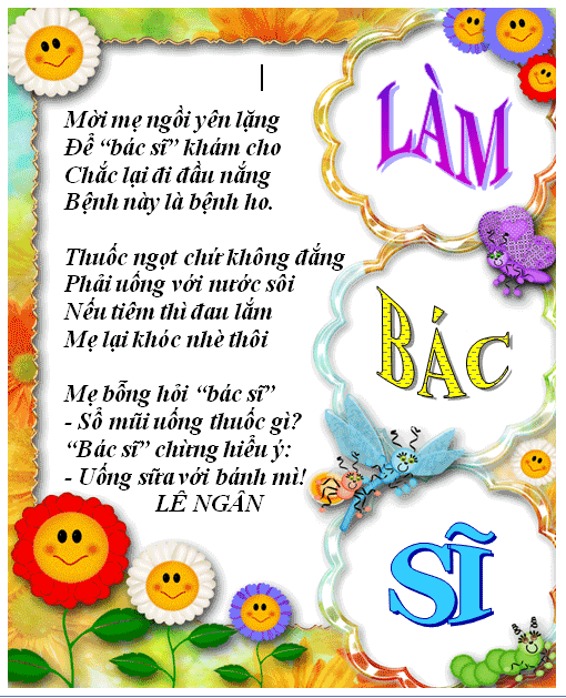 Bài thơ Làm bác sĩ