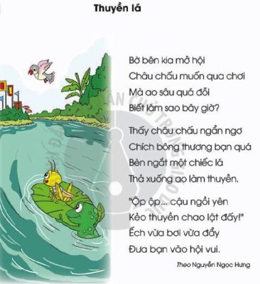 Thuyền lá | Bài thơ Thuyền lá