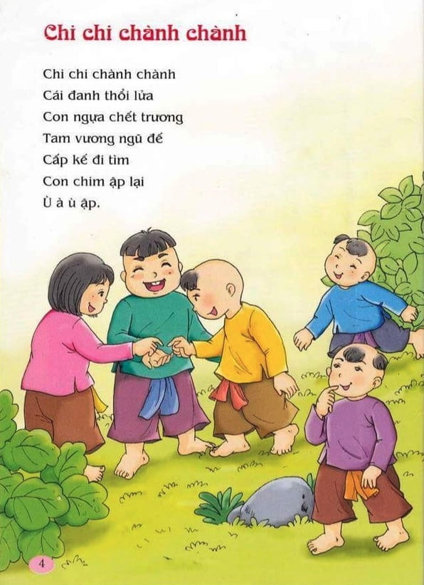 Đồng dao Chi chi chành chành (Bài thơ Chi chi chành chành)