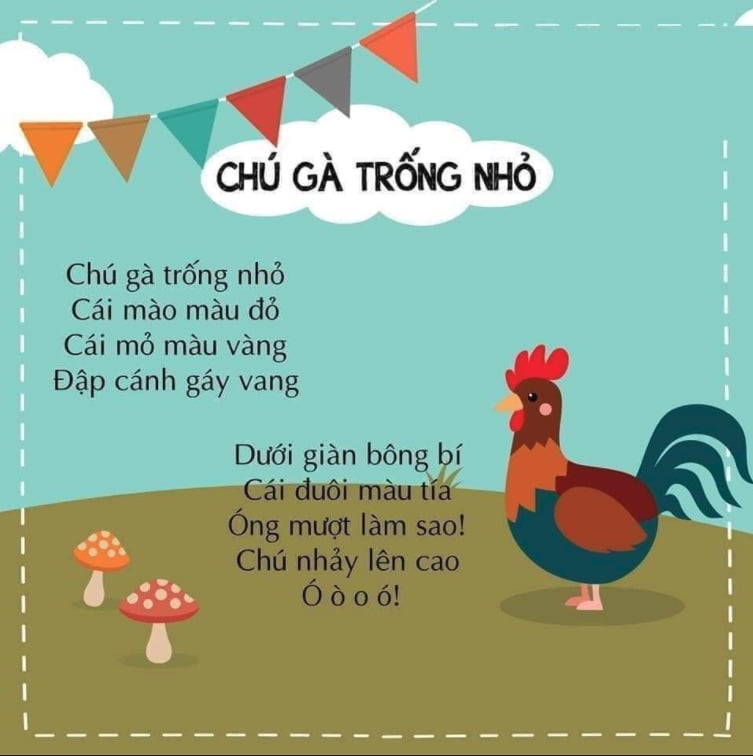 Bài thơ Chú gà trống nhỏ (Nguyễn Lãm Thắng)