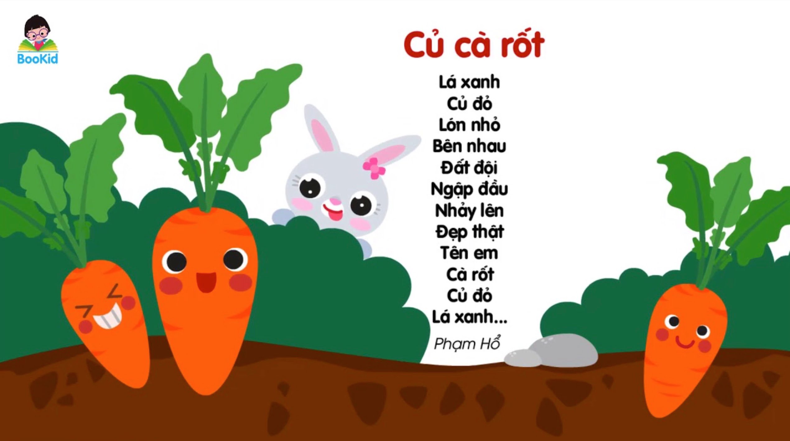 Củ cà rốt | Bài thơ Củ cà-rốt