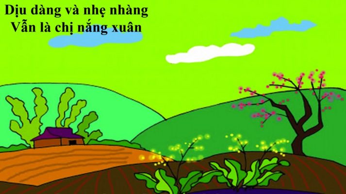 Bài thơ Nắng bốn mùa (Chị nắng xuân)