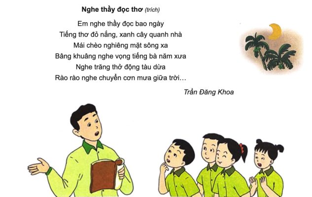 Nghe thầy đọc thơ | Bài thơ Nghe thầy đọc thơ