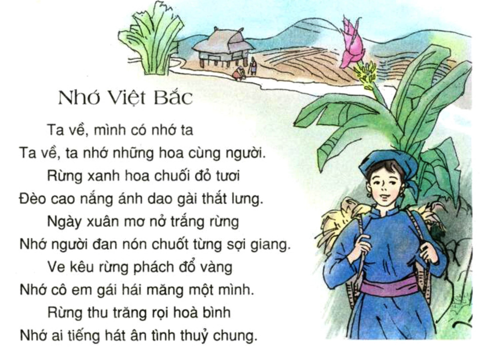 Nhớ Việt Bắc | Bài thơ Nhớ Việt Bắc
