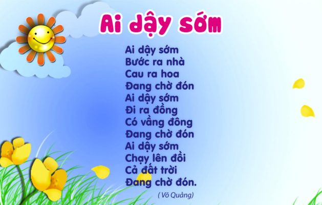 Ai dậy sớm | Bài thơ Ai dậy sớm (Võ Quảng)