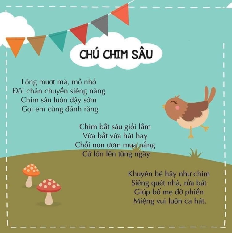Bài thơ Chú chim sâu (Nguyễn Lãm Thắng)
