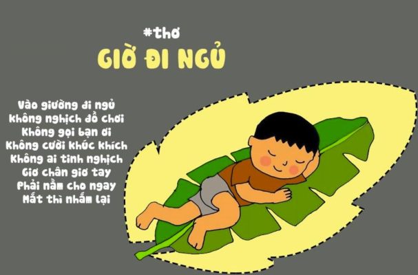 Giờ ngủ | Bài thơ Giờ ngủ (Bài thơ Giờ đi ngủ)