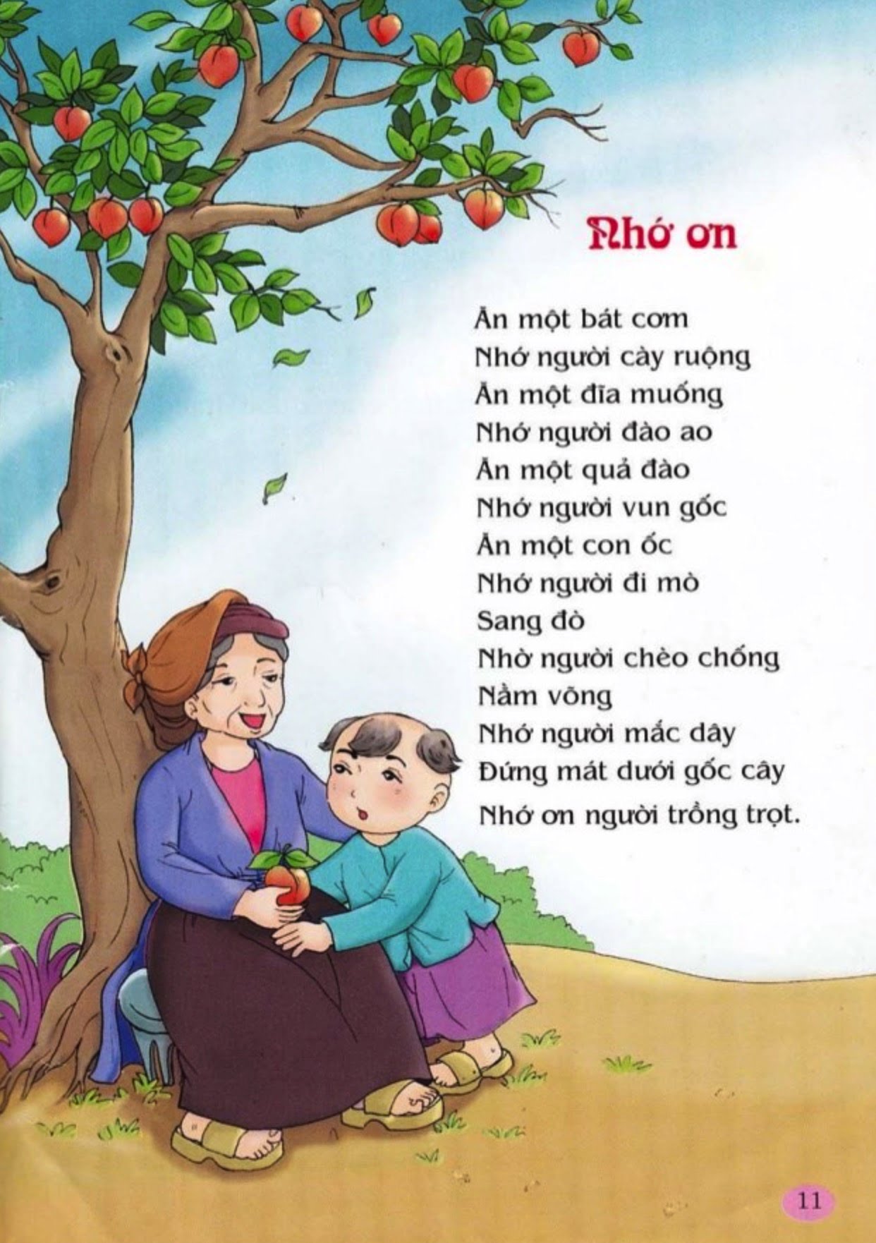 Nhớ ơn | Bài thơ Nhớ ơn