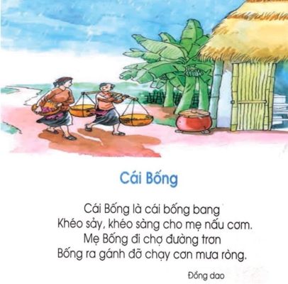 Bài thơ Cái bống | Đồng dao Cái bống là cái bống bang