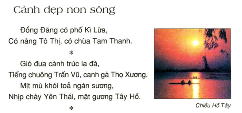 Cảnh đẹp non sông | Ca dao Cảnh đẹp non sông